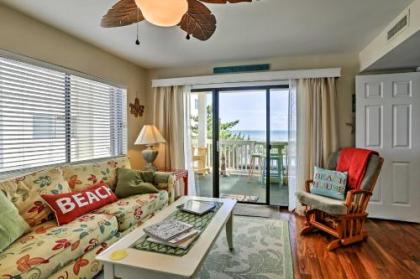 Ocean-View Condo with Deck Steps to Carolina Beach!
