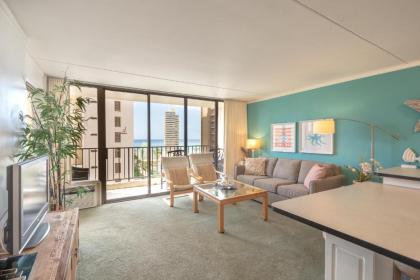 Modern 12th Floor Waikiki Banyan Condo with Partial Ocean Views