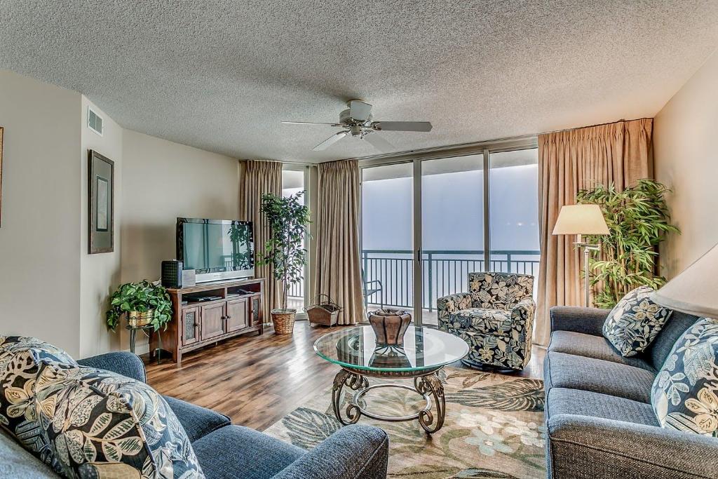 Windy Hill Dunes 1302 - Elegant oceanfront condo with hardwood floors and a lazy river - main image