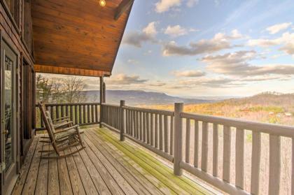 Great Smoky Mtns Rustic Cabin with Views and 2 Decks!