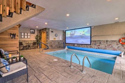 Luxe Smoky Mtn Cabin Indoor Pool and Fire Pit!